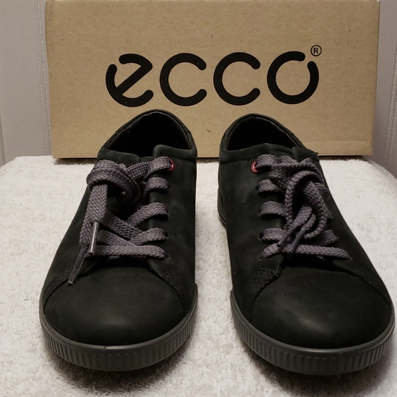 Ecco Crisp lace up black suede 6.5 - Picture 5 of 11